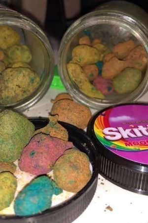 Skittles moon rocks