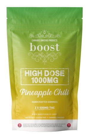 Boost THC High Dose Gummies 1000mg
