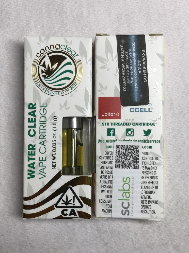 Cannaclear Vape cartridge