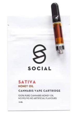 Social Honey Oil Vape Cartridges