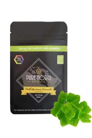 Apple Lime Full Spectrum THC Gummies