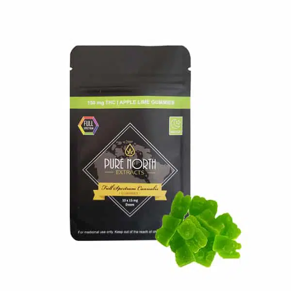 Apple Lime Full Spectrum THC Gummies