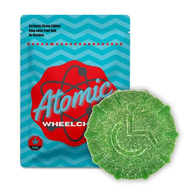 Green Apple Atomic Wheelchair THC Gummy