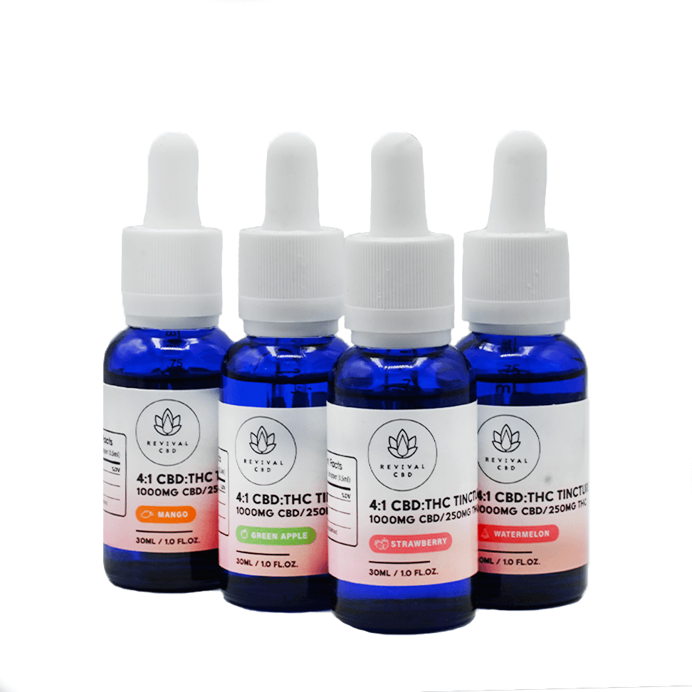 4:1 CBD:THC 1000mg CBD/250mg THC