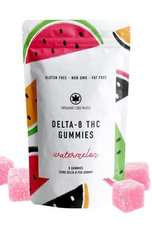 Watermelon Delta-8 THC Gummies