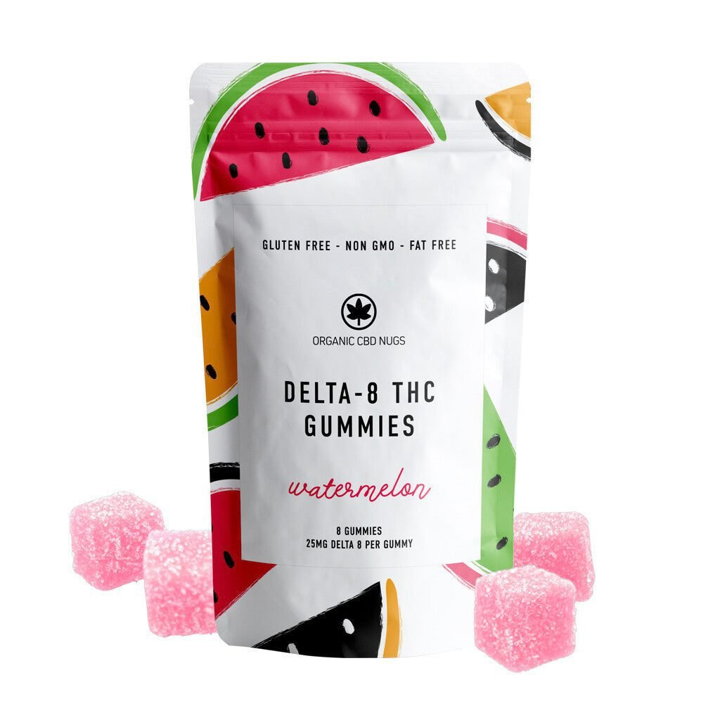 Watermelon Delta-8 THC Gummies