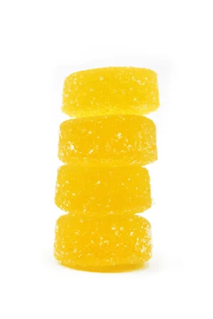 Lemon Flavor Delta 8 THC Gummies 50 mg