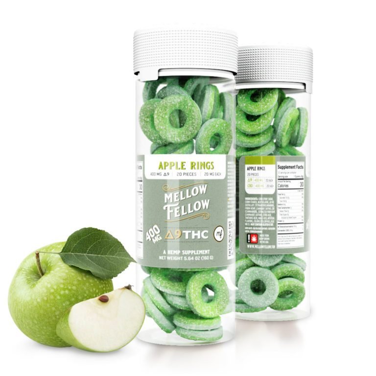 Apple Rings Mellow Fellow D9 Gummies