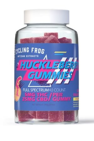 Huckleberry Cycling Frog Delta 9 THC + CBD Gummies
