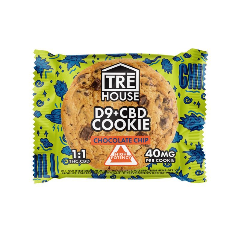 TRĒ House Delta 9 + CBD Cookie Chocolate Chip