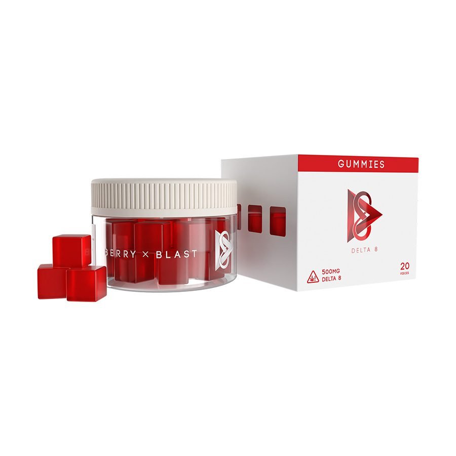 Delta 8 Berry x Blast 25mg Gummies