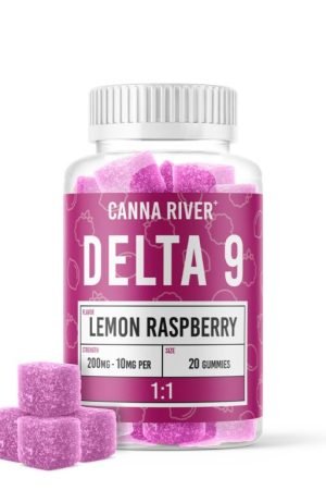 Lemon Raspberry Canna River Delta 9 Gummies