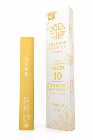 Hemp Triple OG Delta 10 THC Disposable Vape Pen