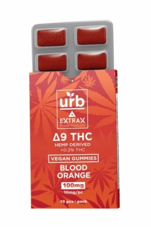 Blood Orange Urb Extrax Delta 9 THC Gummies