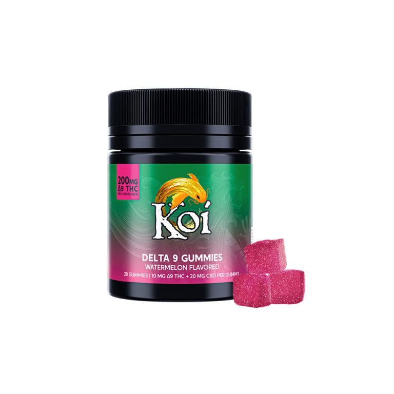 Watermelon Koi Delta 9 + CBD Gummies