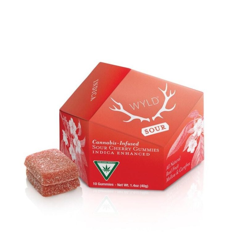 Sour Cherry Indica Gummies