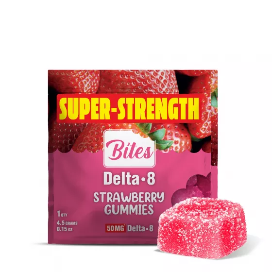 Bites Delta-8 THC Gummy - Strawberry