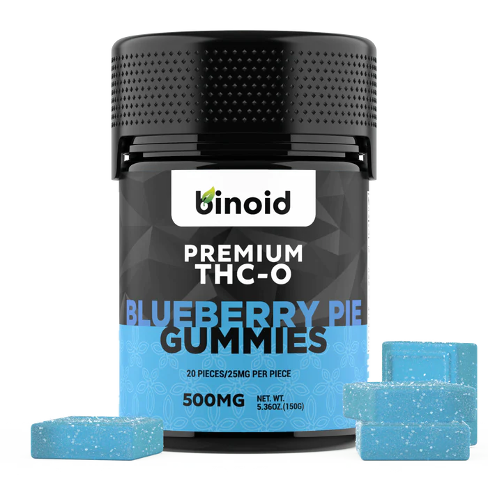 THC-O Gummies - Blueberry Pie