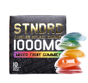 Mixed Fruit 1000mg Indica Gummies