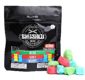Neon Sour Bears THC Gummy - 100mg