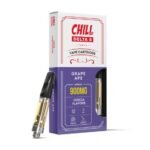 Chill Plus Delta-8 Vape Cartridge - Grape Ape - 900mg