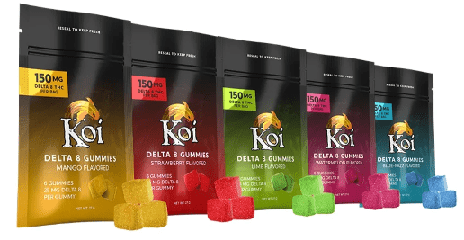 Koi Delta-8 Gummies – 6 Pack (150mg)