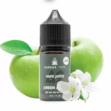 DELTA-9 THC Green Apple VAPE JUICE 500MG