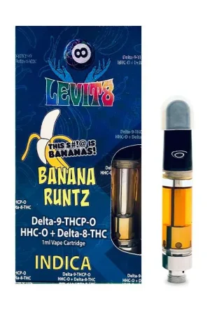 Banana Runtz D9+THCP+HHC+D8 Vape Cart