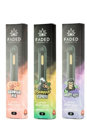 Faded Cannabis Co. 2mL Live Resin Vape Pen Bundle