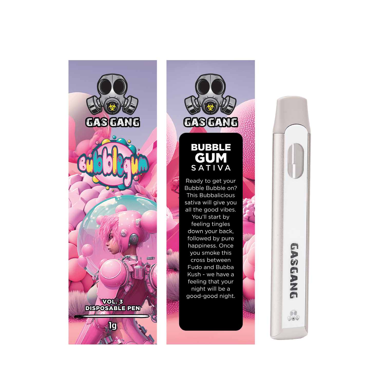 Gas Gang – Bubble Gum Disposable Pen