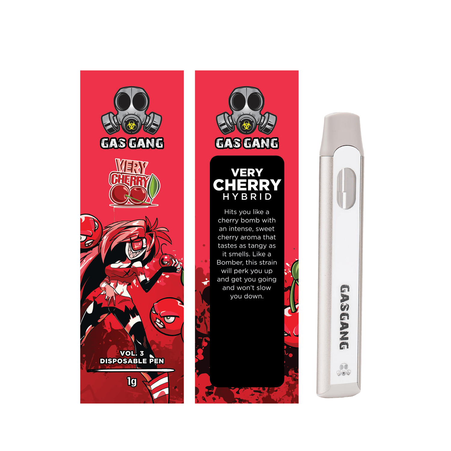 Gas Gang – Very Cherry Disposable Pen