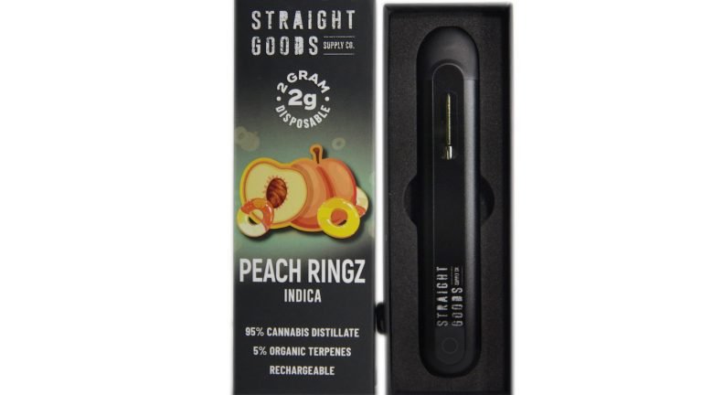 Straight Goods – Peach Rings 2G Disposable Pen