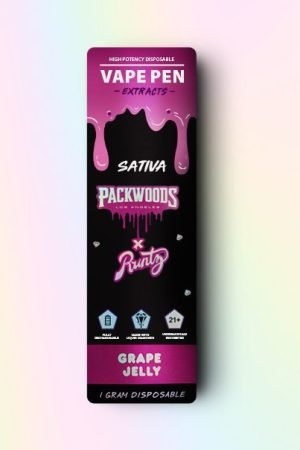 THC VAPE PEN PACKWOODSхRUNTS GRAPE JELLY